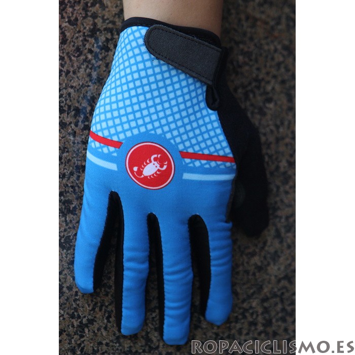 2020 Castelli Guantes Largos Azul Negro (2)